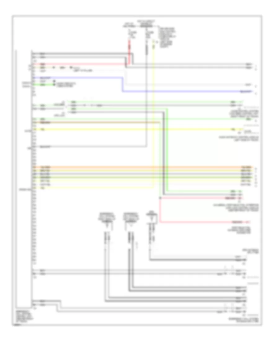Tele Aid Wiring Diagram 1 of 2 for Mercedes Benz CLS550 2008