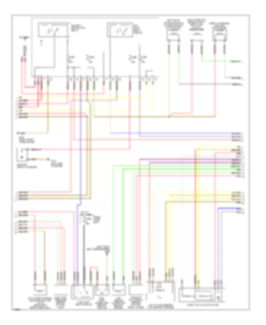 4.3L, Engine Performance Wiring Diagrams (2 of 3) for Mercedes-Benz E430 1999