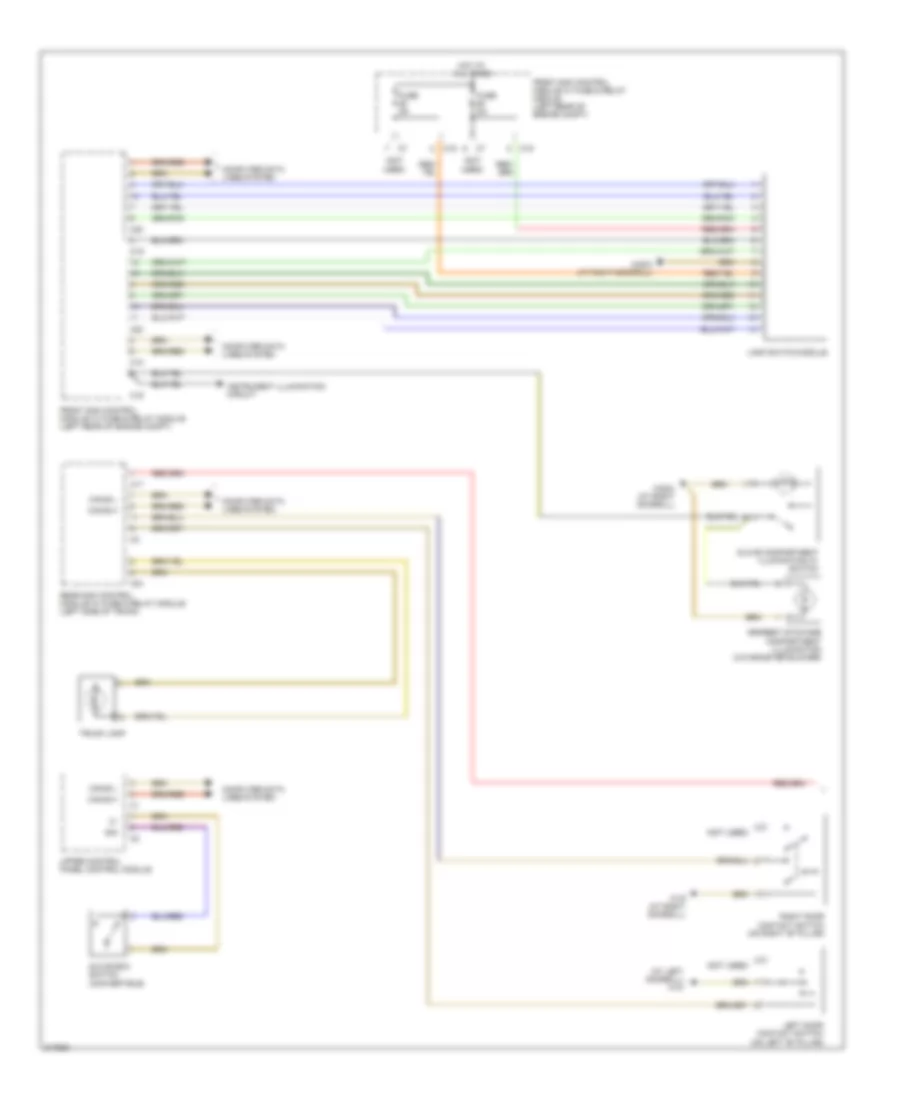Courtesy Lamps Wiring Diagram 1 of 2 for Mercedes Benz CLK350 2009