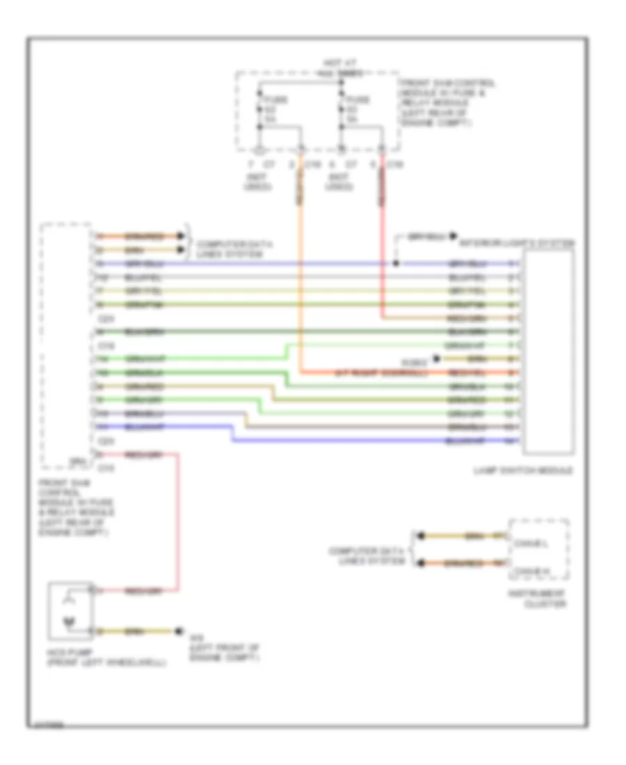 схема шайбы фары для Mercedes-Benz CLK350 2009