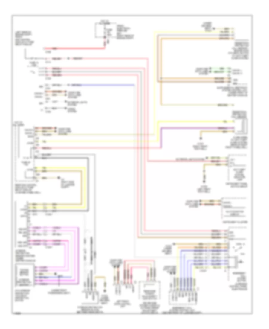 Anti theft Alarm Wiring Diagram Convertible for Mercedes Benz E350 4Matic 2014