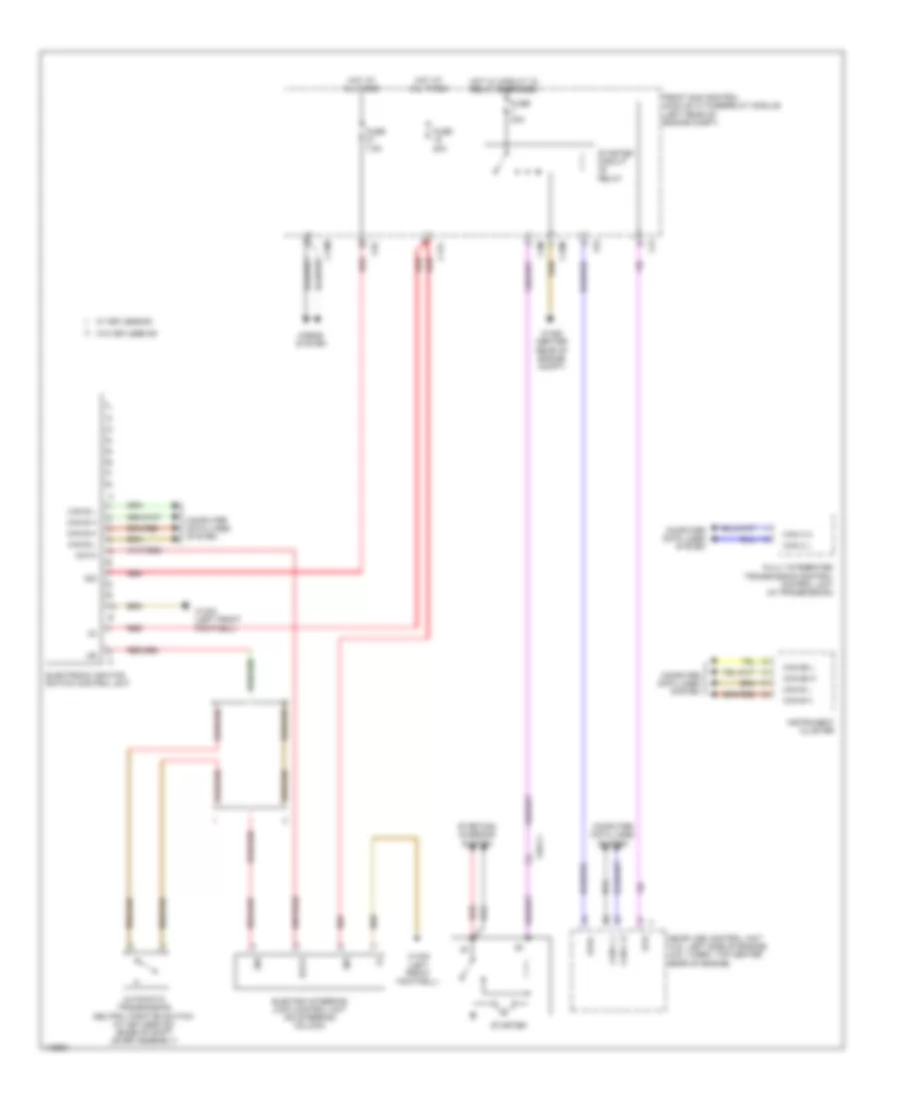 Drive Authorization System Wiring Diagram, Convertible for Mercedes-Benz E350 4Matic 2014