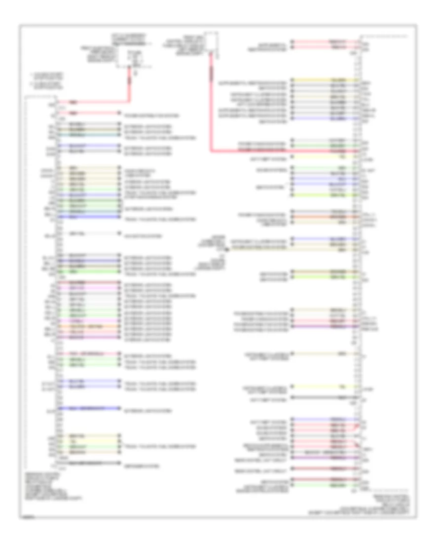 Rear SAM Control Module Wiring Diagram, Coupe (1 of 2) for Mercedes-Benz E350 4Matic 2014