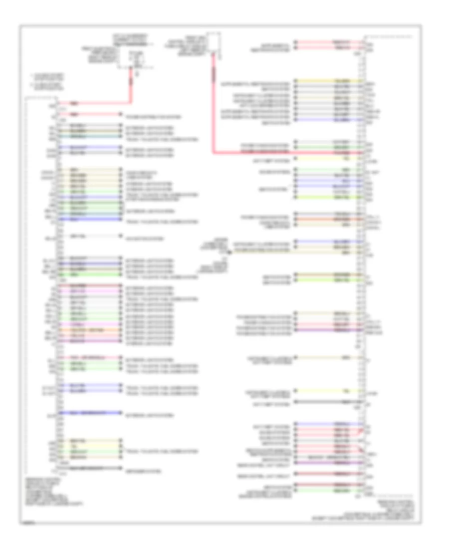 Rear SAM Control Module Wiring Diagram Coupe 1 of 2 for Mercedes Benz E350 4Matic 2014