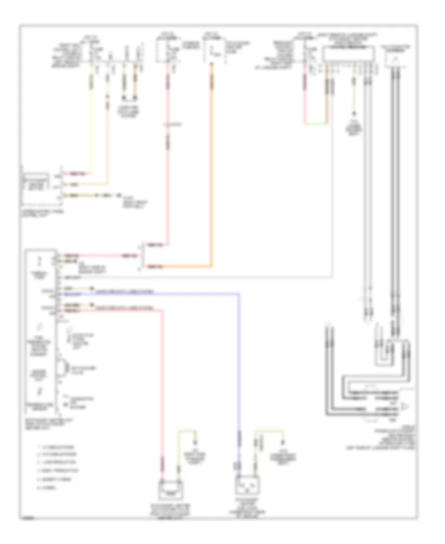 Stationary Heater Wiring Diagram, Wagon for Mercedes-Benz E350 4Matic 2014