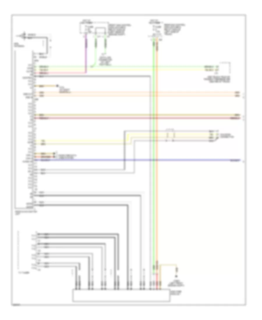 COMAND Actuation Wiring Diagram, Except Convertible (1 of 2) for Mercedes-Benz CLK320 2005