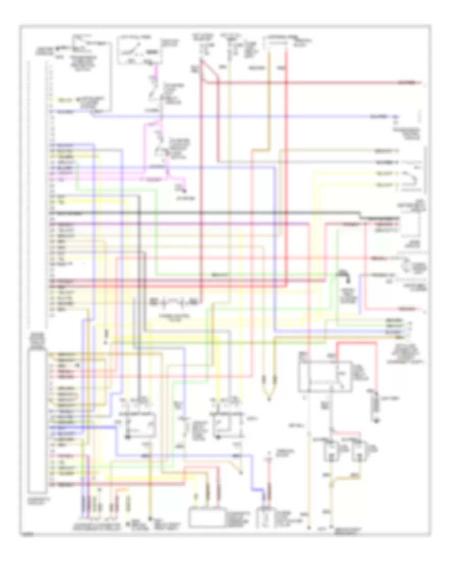3 2L Engine Performance Wiring Diagrams 1 Of 2 for Mercedes Benz SL320 1995