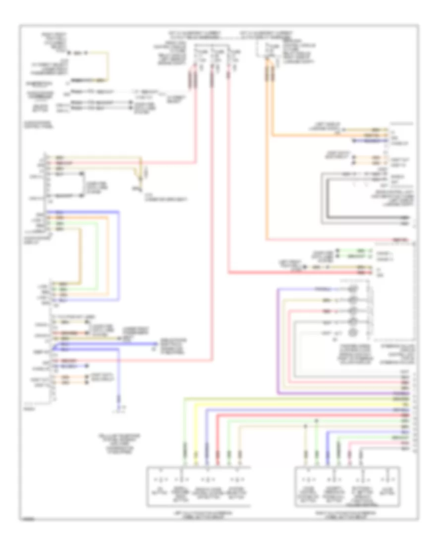 Radio Wiring Diagram, Wagon (1 of 3) for Mercedes-Benz E350 4Matic 2014