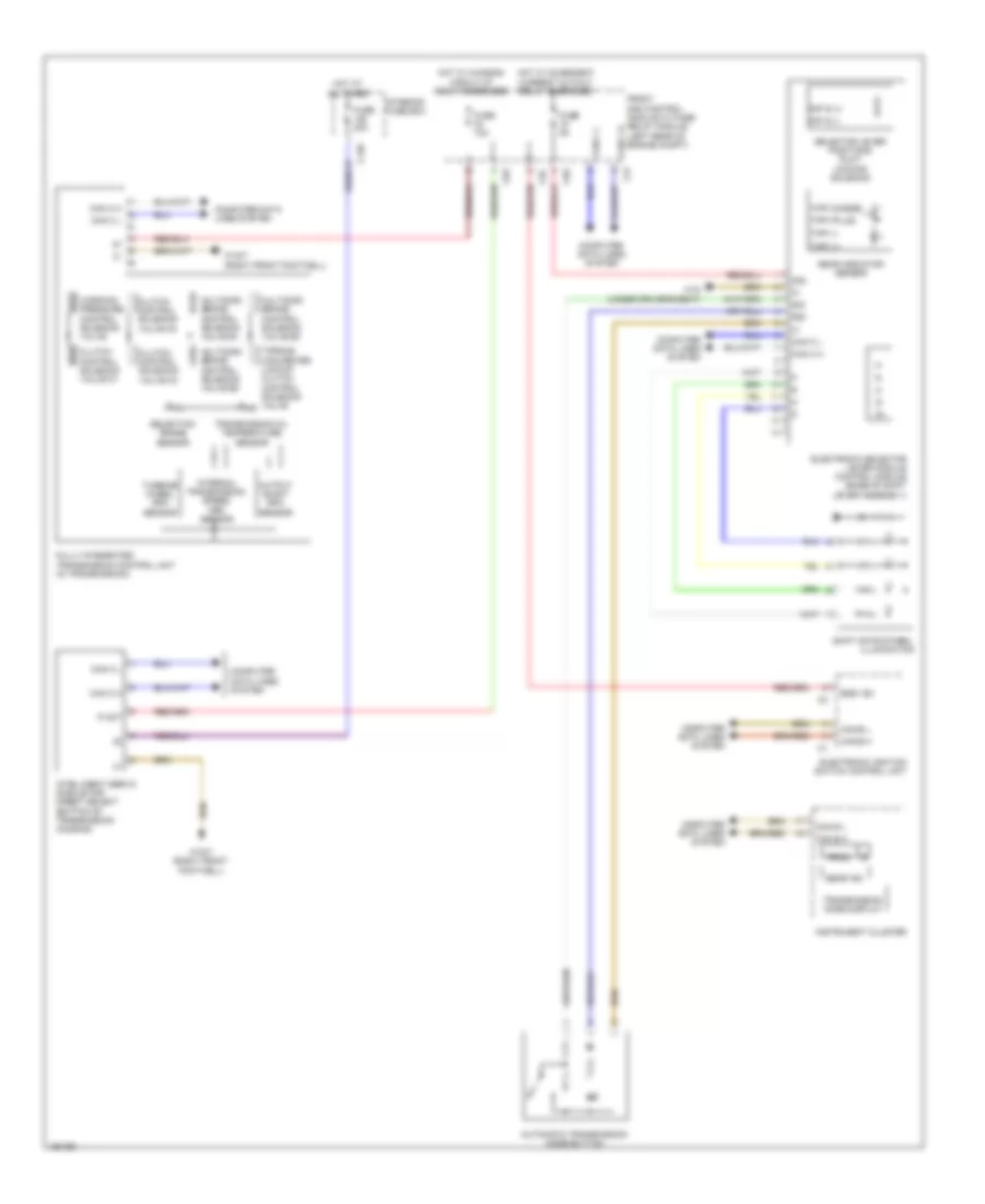 Transmission Wiring Diagram, Coupe for Mercedes-Benz E350 4Matic 2014