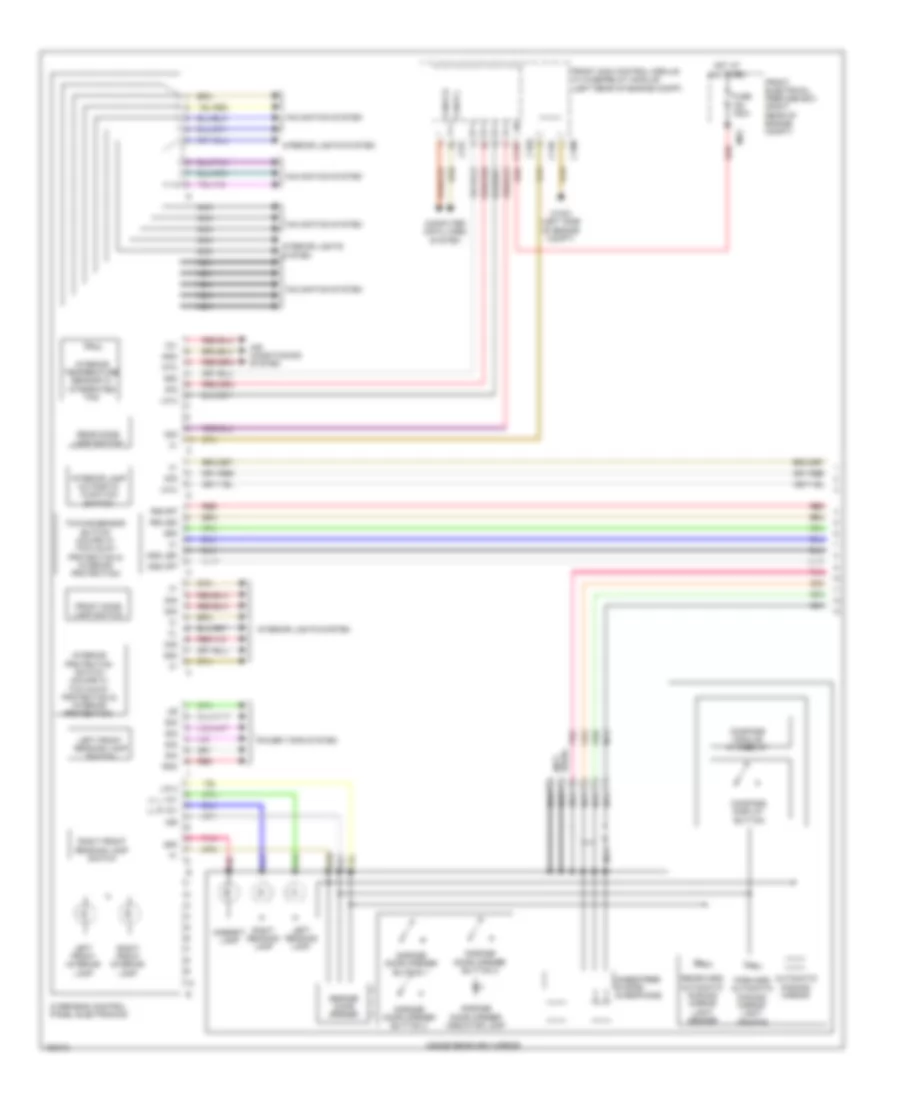Overhead Console Wiring Diagram, Convertible (1 of 2) for Mercedes-Benz E350 4Matic 2014
