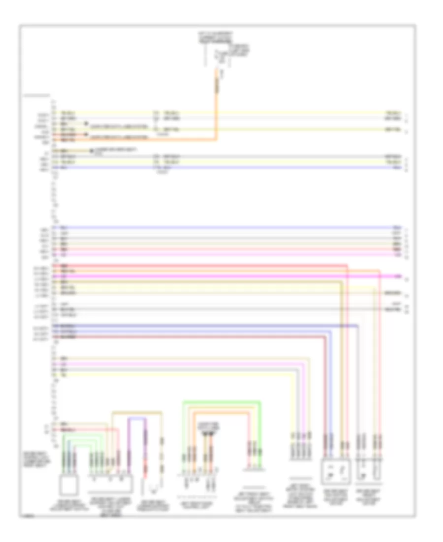 Driver s Memory Seat Wiring Diagram Convertible 1 of 2 for Mercedes Benz E350 4Matic 2014