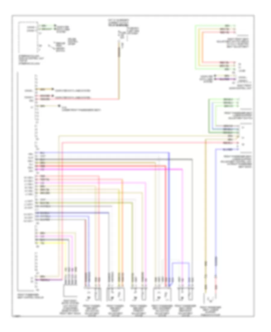 Passengers Memory Seat Wiring Diagram, Coupe for Mercedes-Benz E350 4Matic 2014