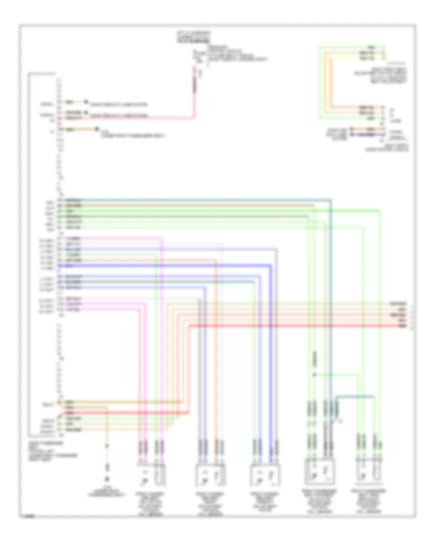 Passenger s Memory Seat Wiring Diagram Sedan 1 of 2 for Mercedes Benz E350 4Matic 2014