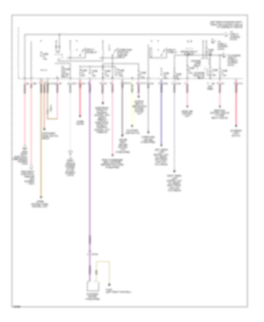 Power Distribution Wiring Diagram Convertible 4 of 6 for Mercedes Benz E350 4Matic 2014