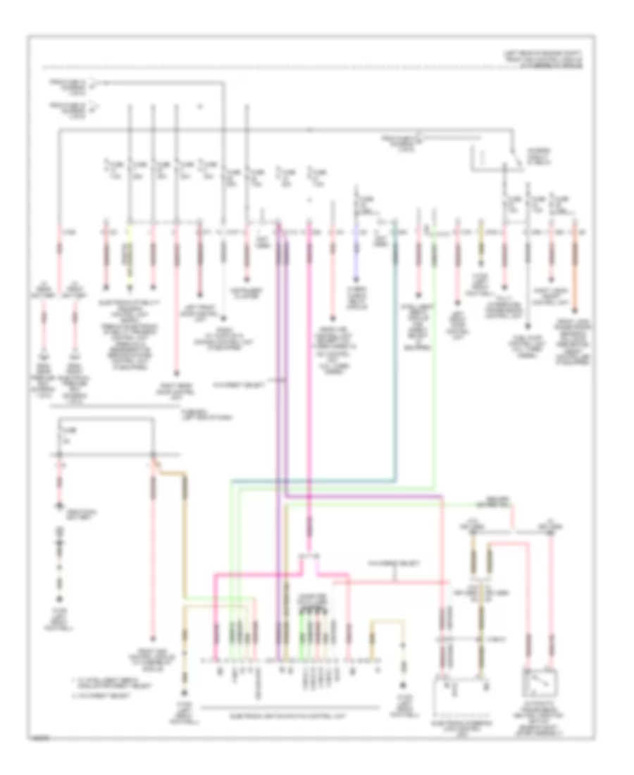 Power Distribution Wiring Diagram, Sedan (5 of 5) for Mercedes-Benz E350 4Matic 2014