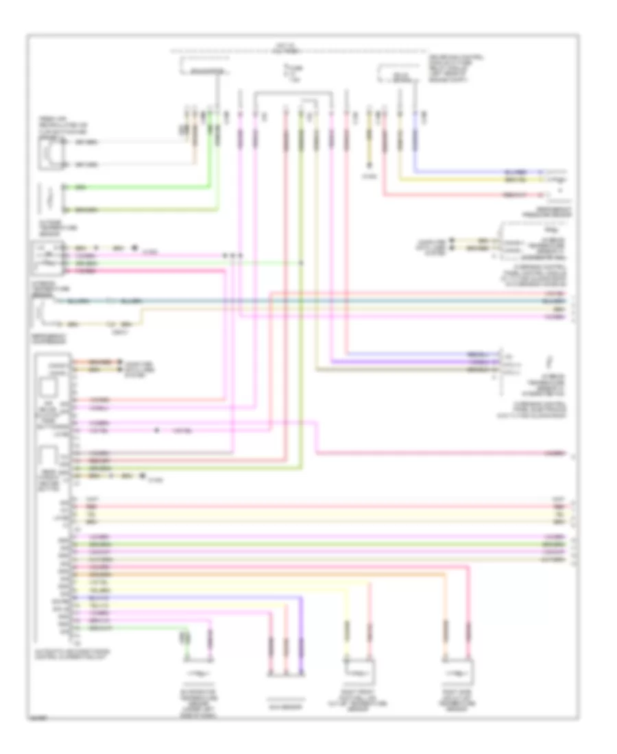 Automatic AC Wiring Diagram, Sedan without Thermotronic (1 of 3) for Mercedes-Benz E350 4Matic 2010