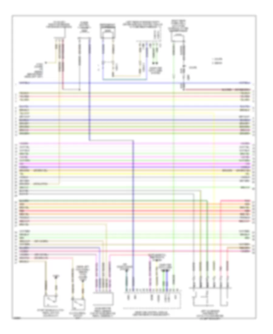 3.5L, Engine Performance Wiring Diagram (3 of 6) for Mercedes-Benz E350 4Matic 2010