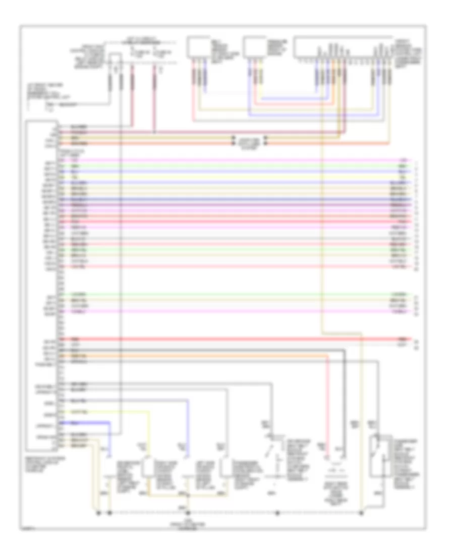 Supplemental Restraint Wiring Diagram (1 of 2) for Mercedes-Benz CLK550 2009