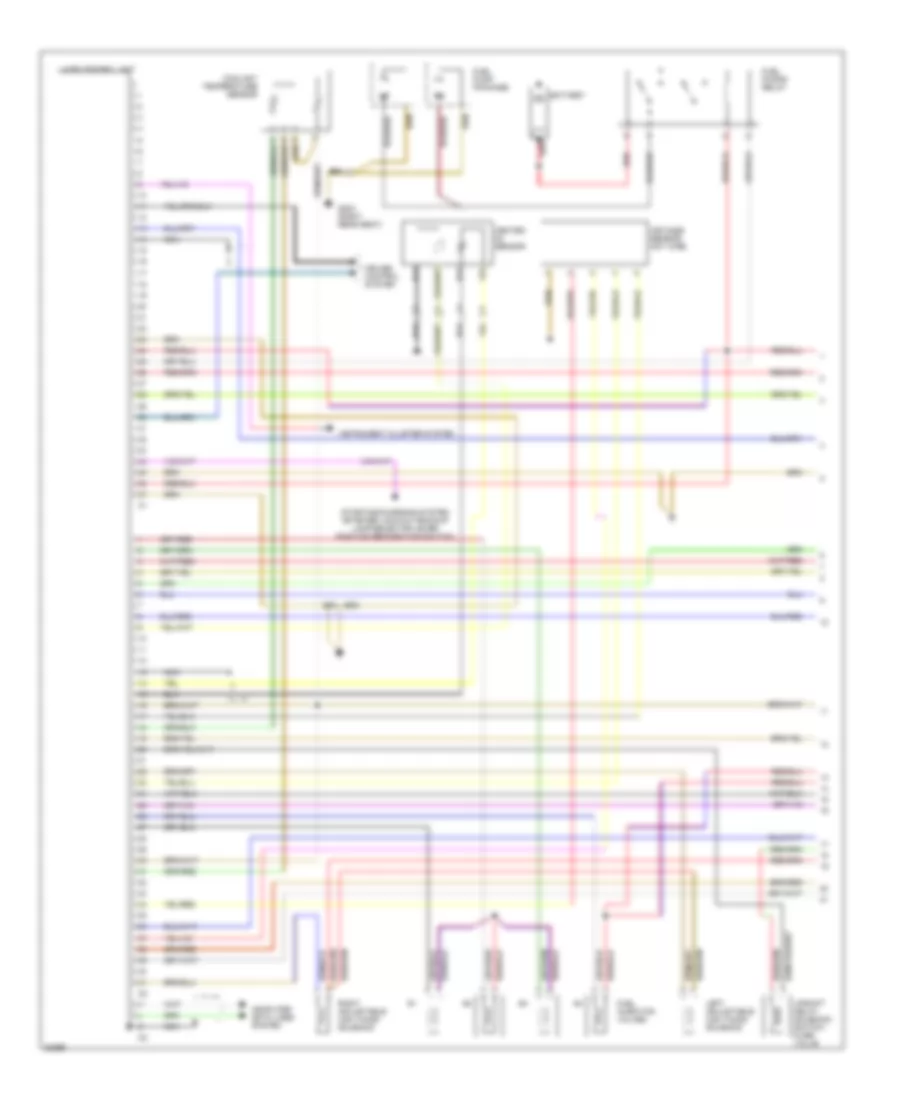 5 0L Engine Performance Wiring Diagrams 1 of 3 for Mercedes Benz SL500 1995