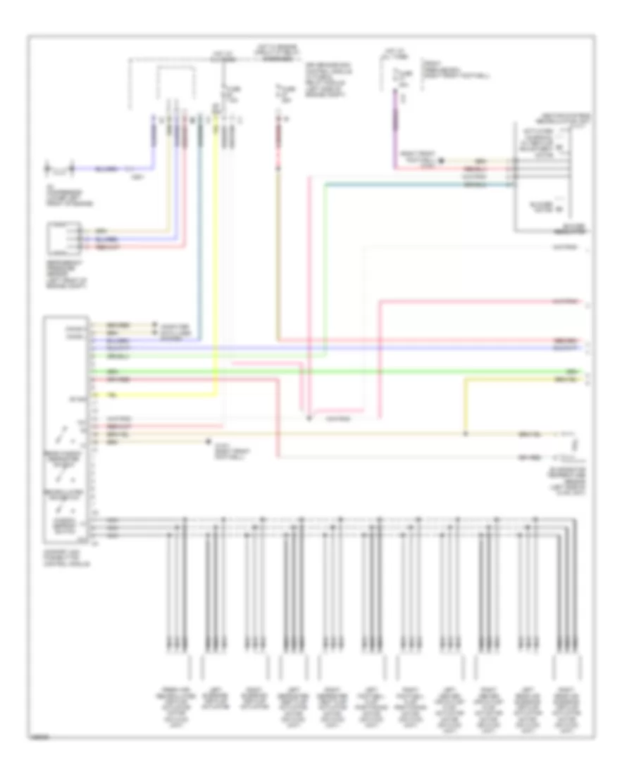Automatic AC Wiring Diagram (1 of 2) for Mercedes-Benz CLS550 2011
