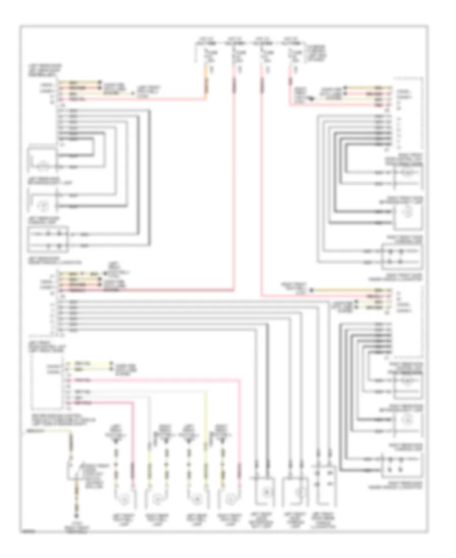 Courtesy Lamps Wiring Diagram (2 of 2) for Mercedes-Benz CLS550 2011