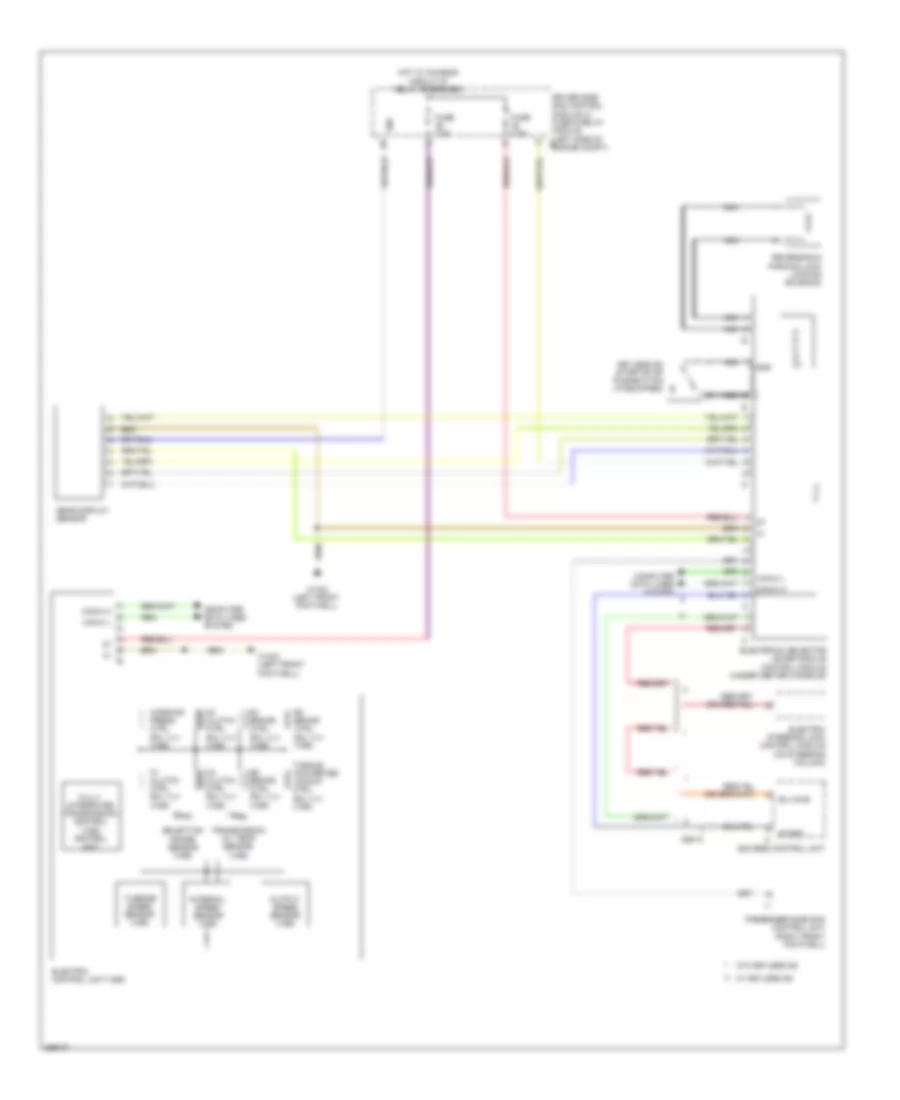 Transmission Wiring Diagram for Mercedes Benz CLS550 2011
