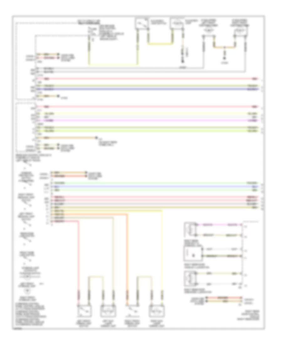 Courtesy Lamps Wiring Diagram Sedan 1 of 2 for Mercedes Benz E350 4Matic 2010