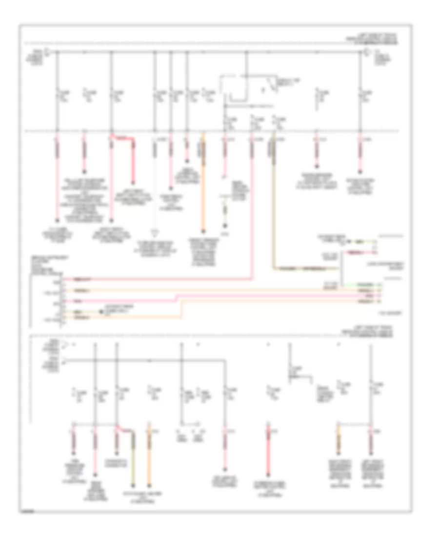 Power Distribution Wiring Diagram, Sedan (3 of 5) for Mercedes-Benz E350 4Matic 2010