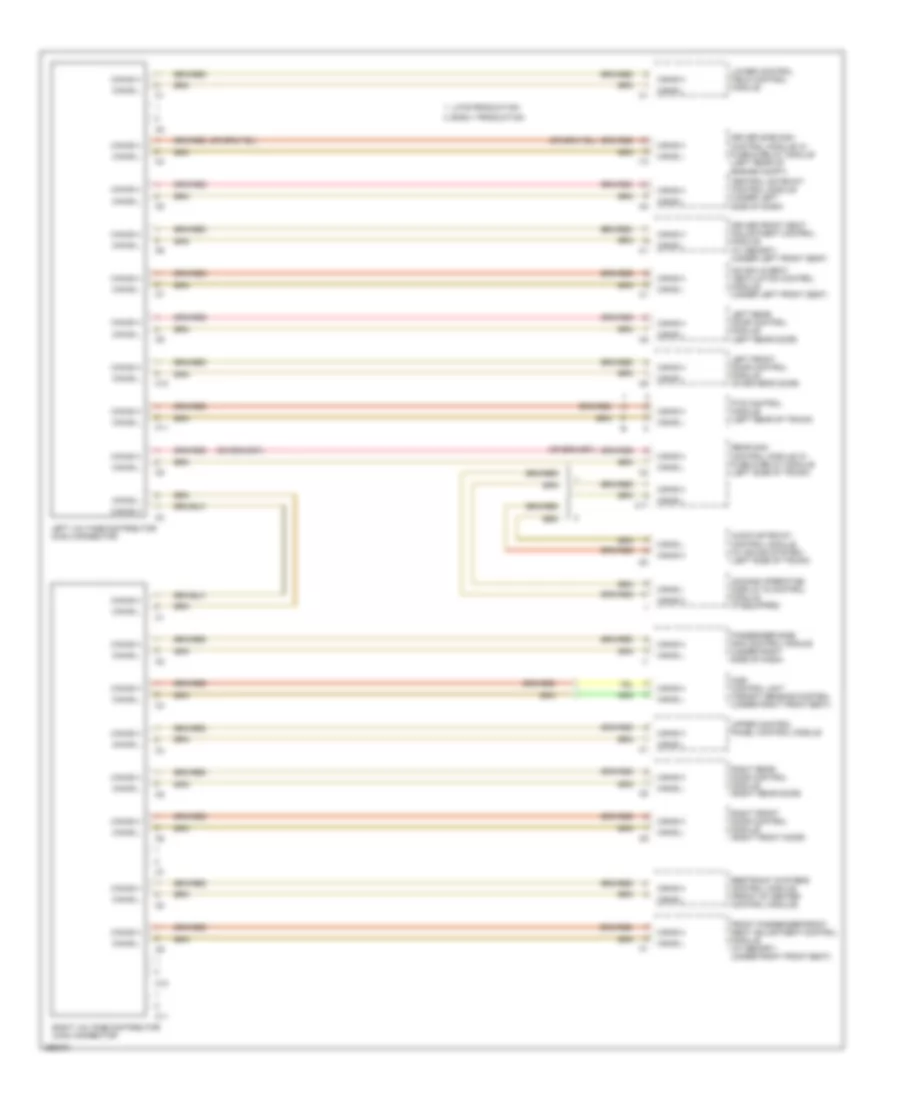 High Low Bus Wiring Diagram 2 of 2 for Mercedes Benz E320 2008