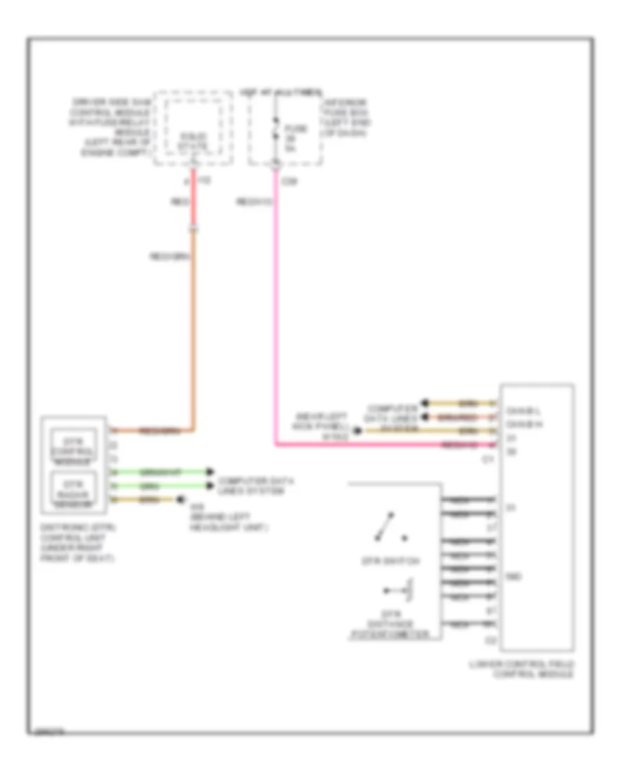 Electronic AcceleratorCruiseIdle Speed Control Wiring Diagram for Mercedes-Benz E320 2008