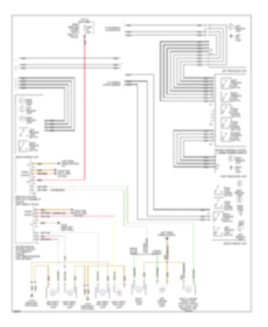 Courtesy Lamps Wiring Diagram 2 of 3 for Mercedes Benz E320 2008