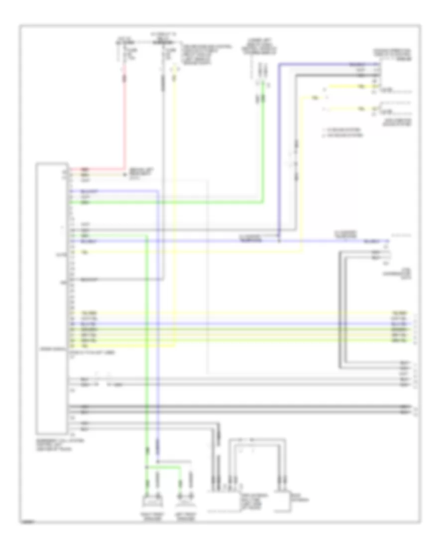 Tele Aid Wiring Diagram, Late Production (1 of 2) for Mercedes-Benz E320 2008