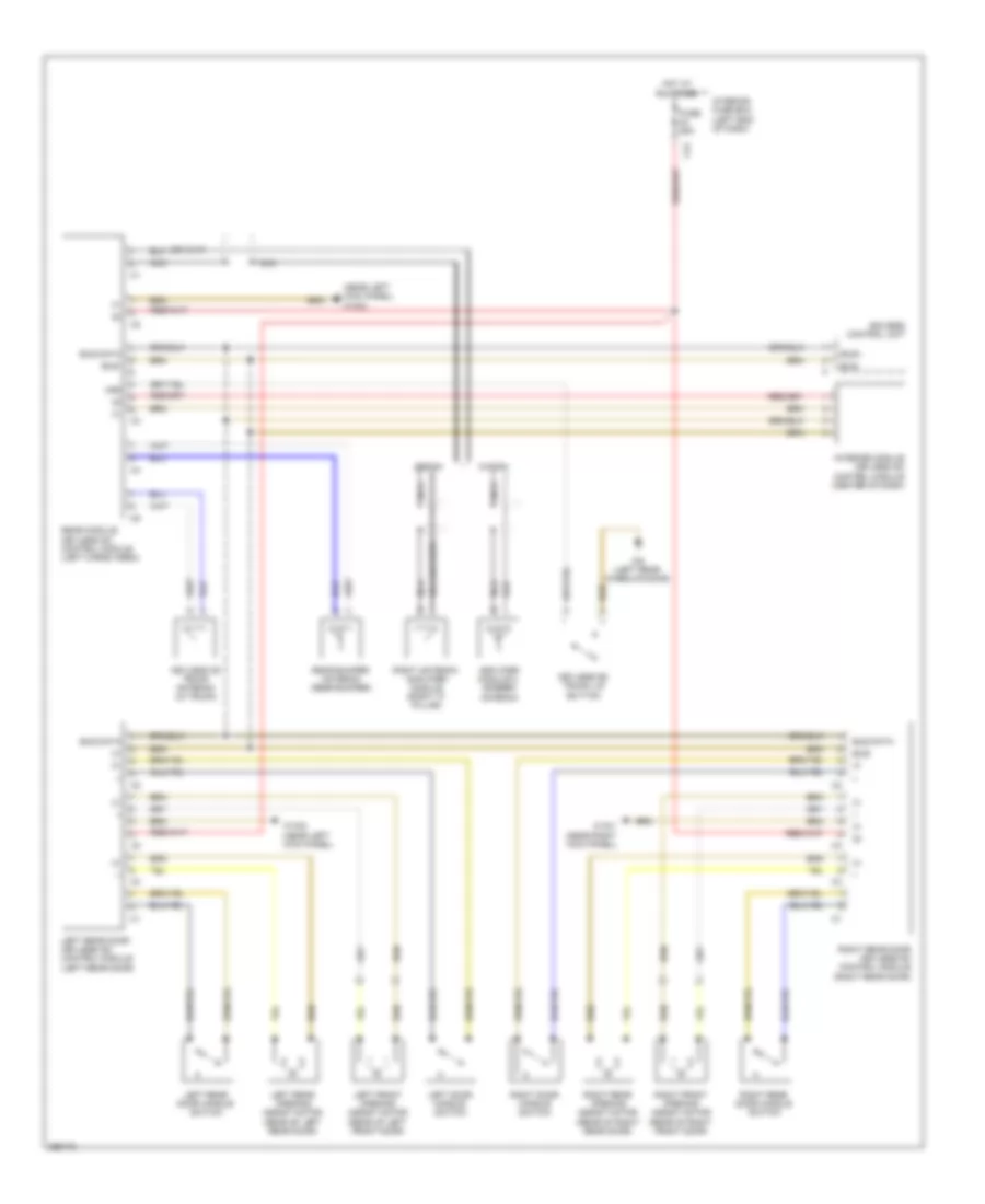 Keyless Go System Wiring Diagram for Mercedes Benz E320 2008