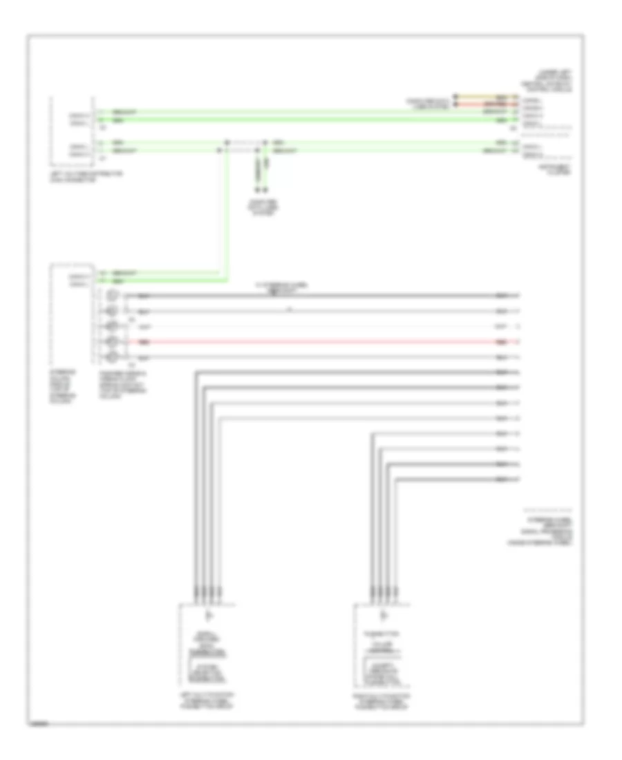 COMAND Actuation Wiring Diagram, Late Production (3 of 3) for Mercedes-Benz E320 2008