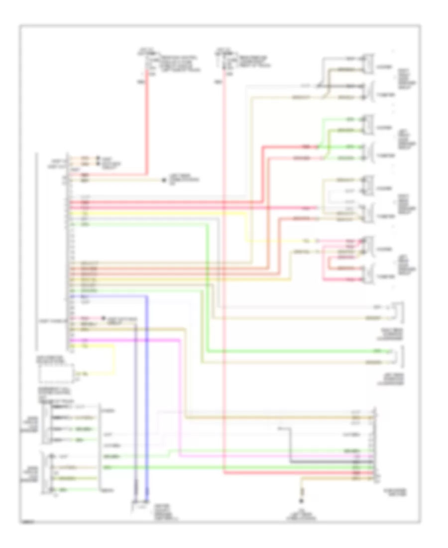 Sound Amplifier Wiring Diagram for Mercedes Benz E320 2008