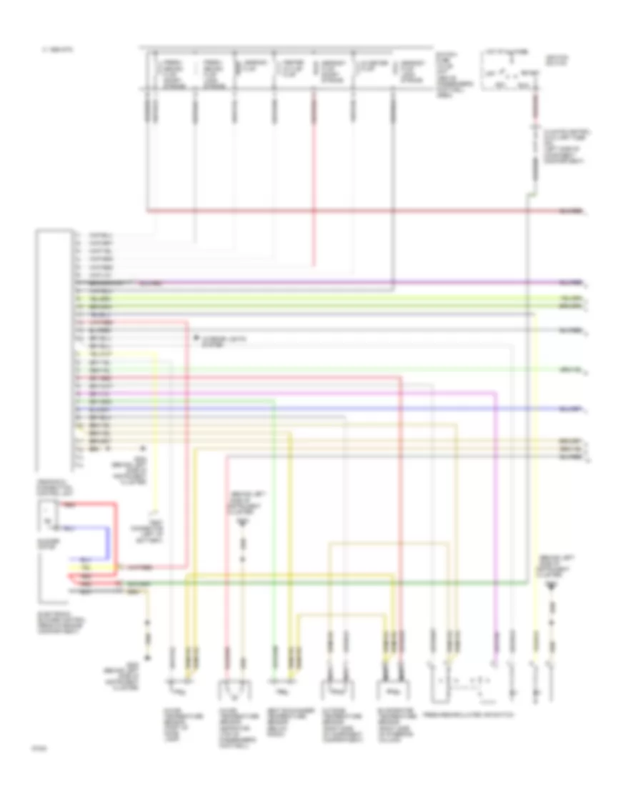 Air Conditioning Wiring Diagrams 1 of 2 for Mercedes Benz 300E 1992