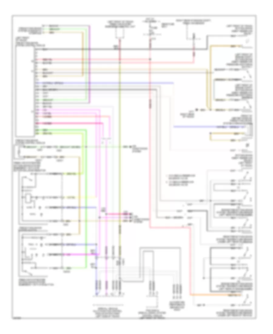 Fire Suppression Wiring Diagram for Mercedes-Benz S350 2012