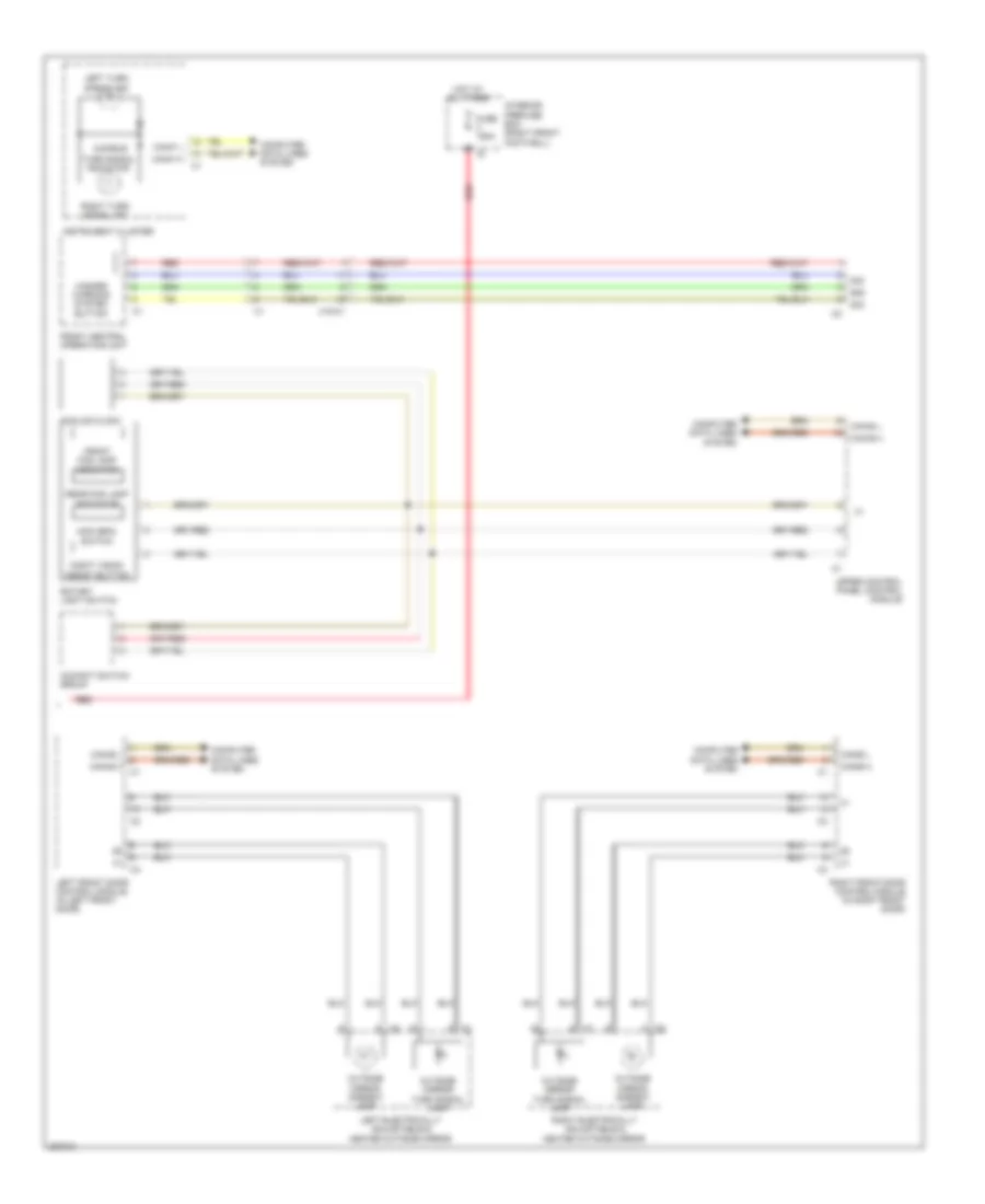 Exterior Lamps Wiring Diagram (3 of 3) for Mercedes-Benz S350 2012