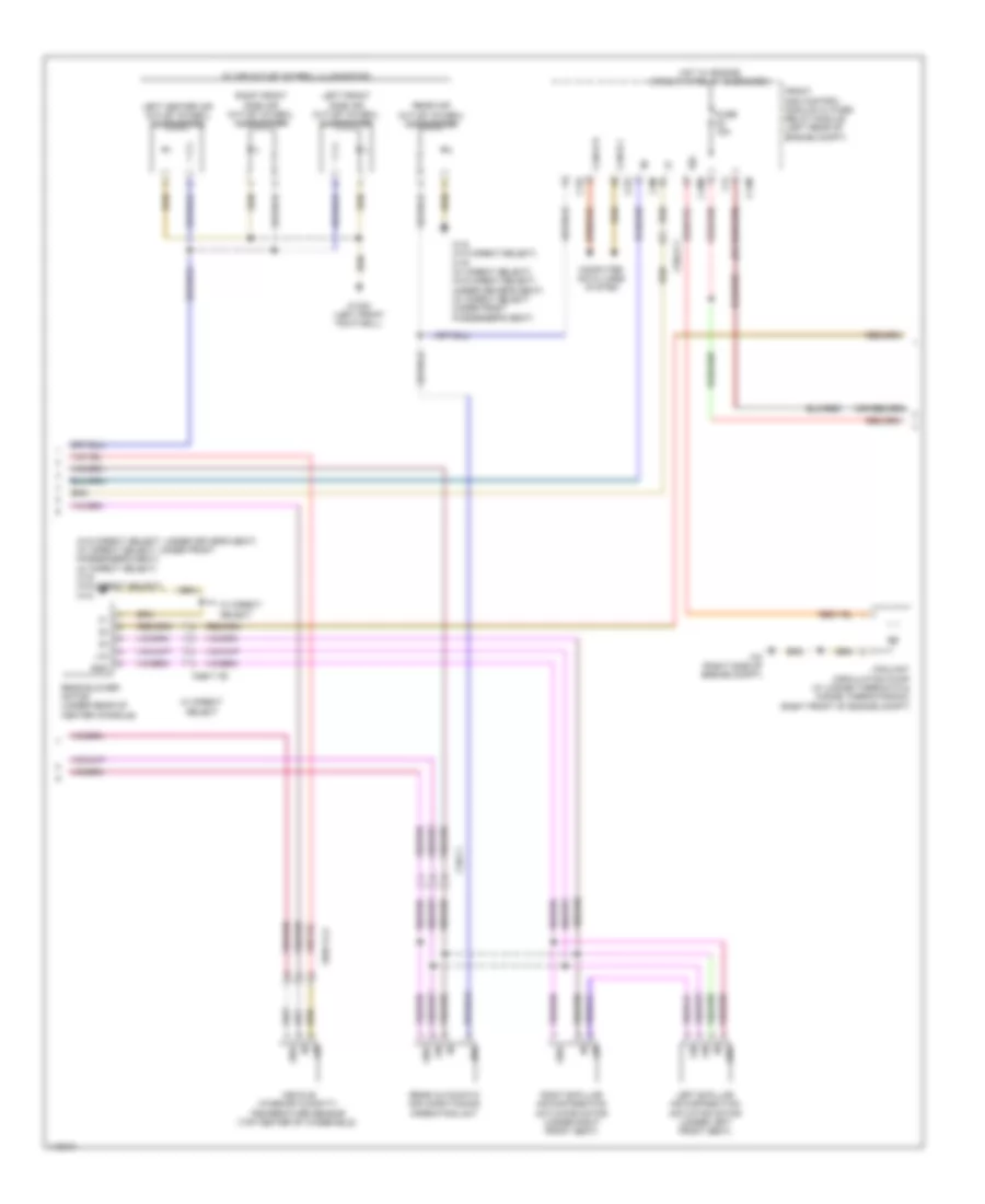 Automatic AC Wiring Diagram, with Thermotronic (2 of 3) for Mercedes-Benz E400 Hybrid 2014
