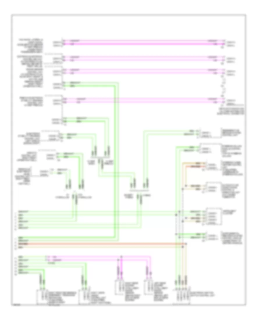 HighLow Bus Wiring Diagram (4 of 6) for Mercedes-Benz E400 Hybrid 2014