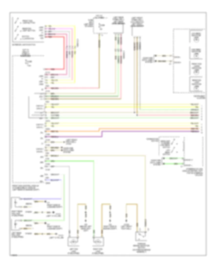 Headlights Wiring Diagram with Dynamic LED Headlamps 1 of 3 for Mercedes Benz E400 Hybrid 2014