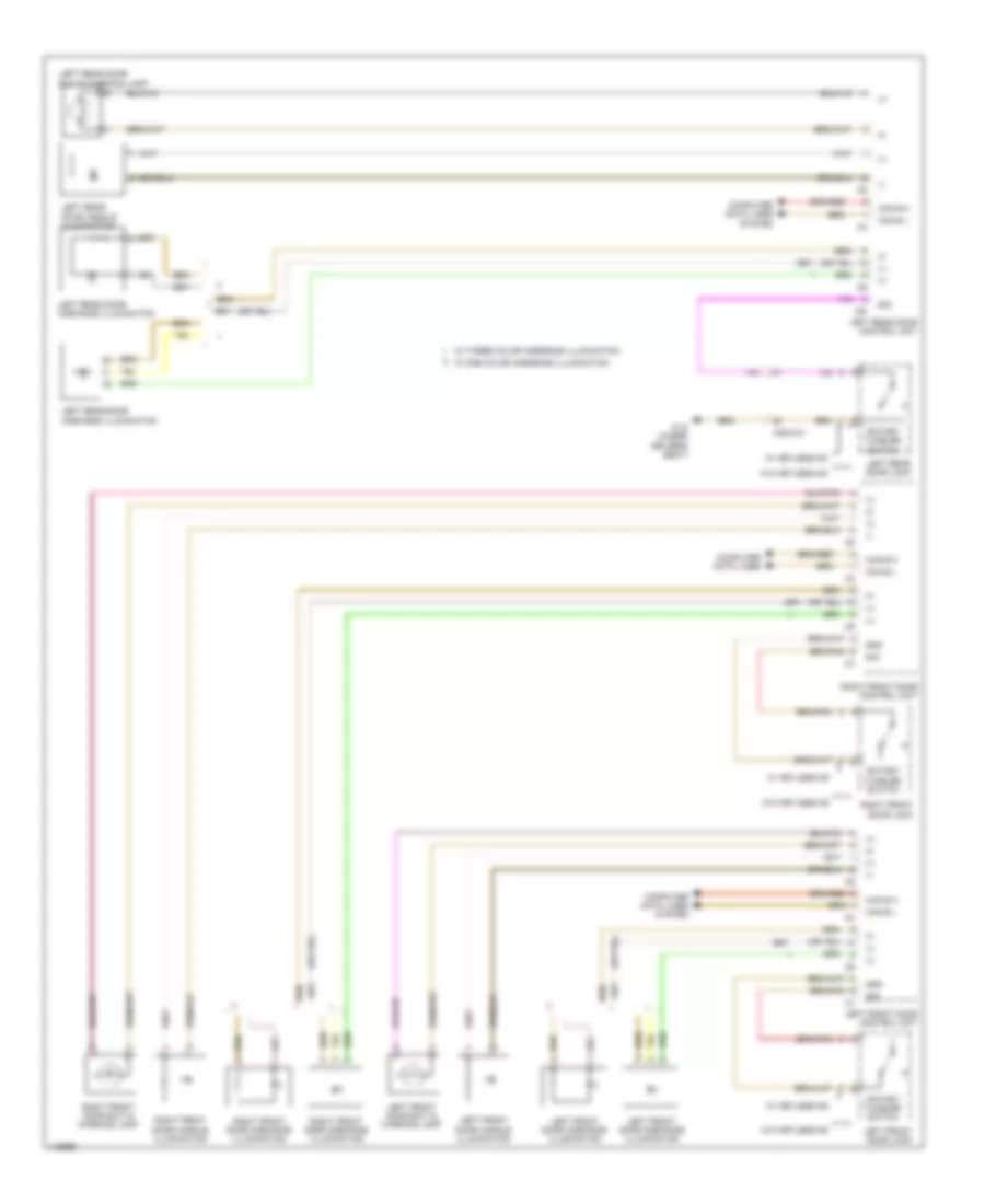 Courtesy Lamps Wiring Diagram 3 of 3 for Mercedes Benz E400 Hybrid 2014