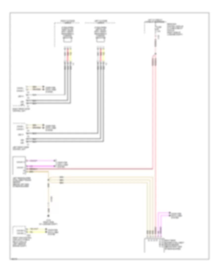 Blind Spot Information System Wiring Diagram for Mercedes-Benz E400 Hybrid 2014