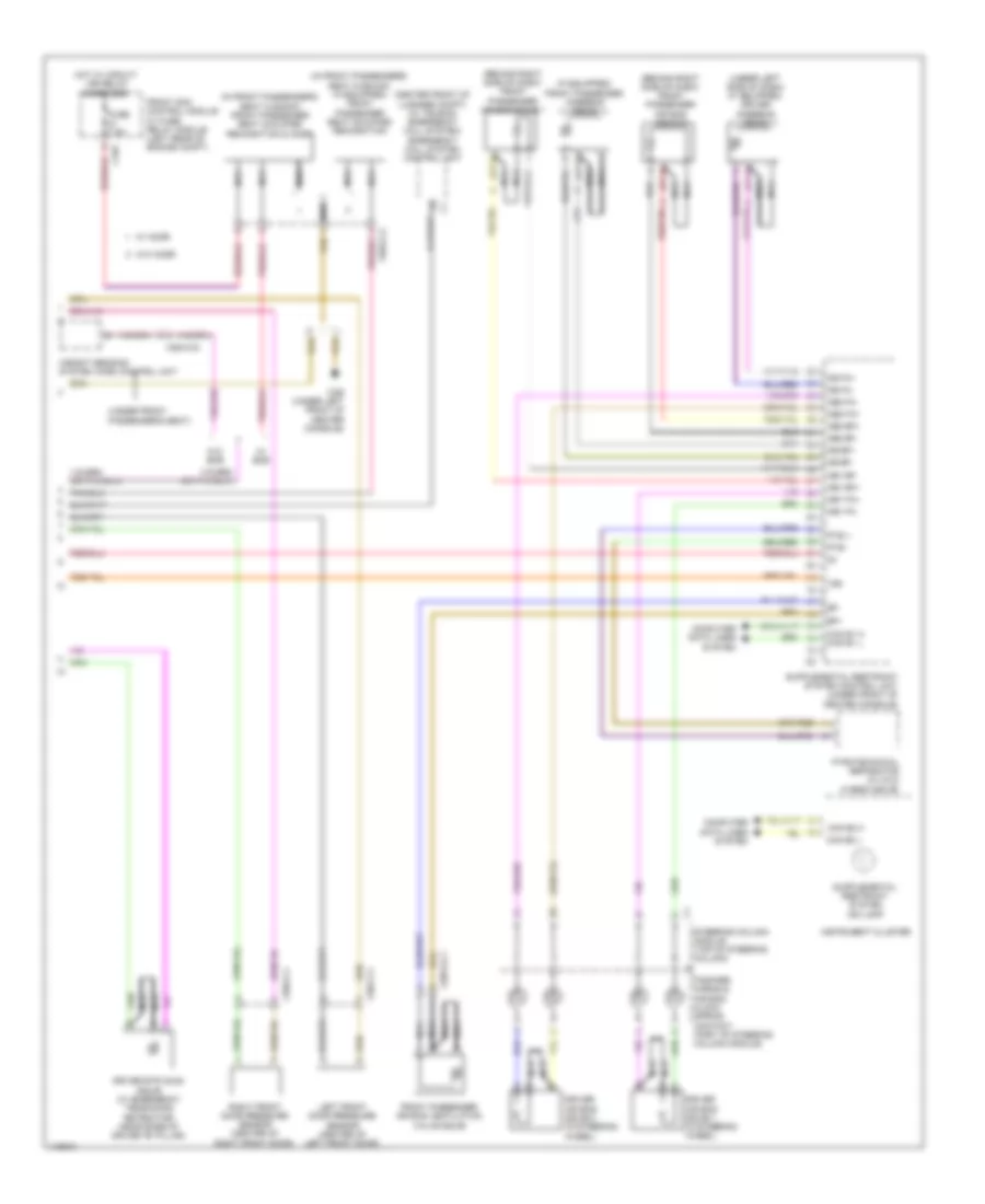 Supplemental Restraint Wiring Diagram (4 of 4) for Mercedes-Benz E400 Hybrid 2014