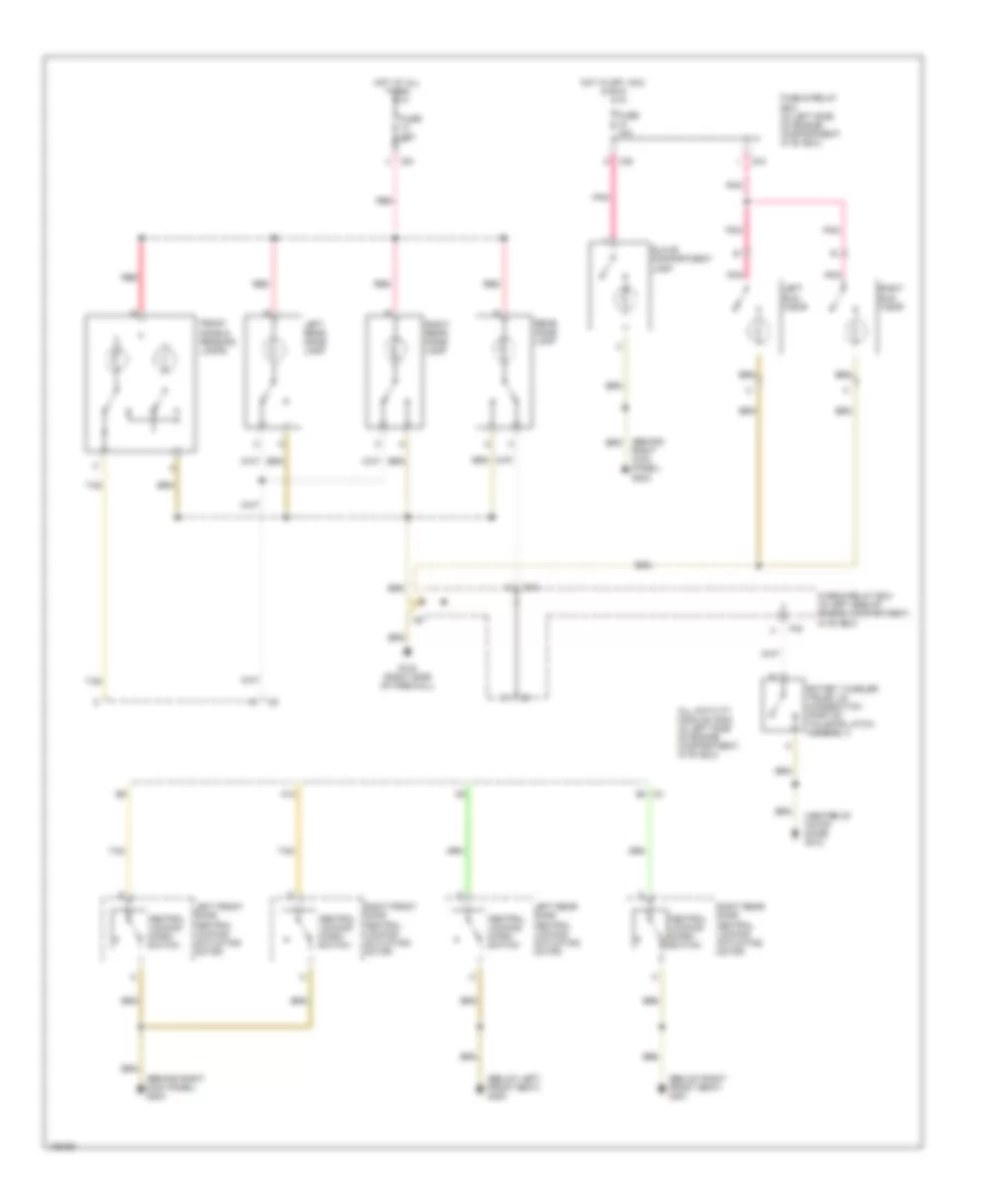 Courtesy Lamps Wiring Diagram for Mercedes Benz ML320 1999