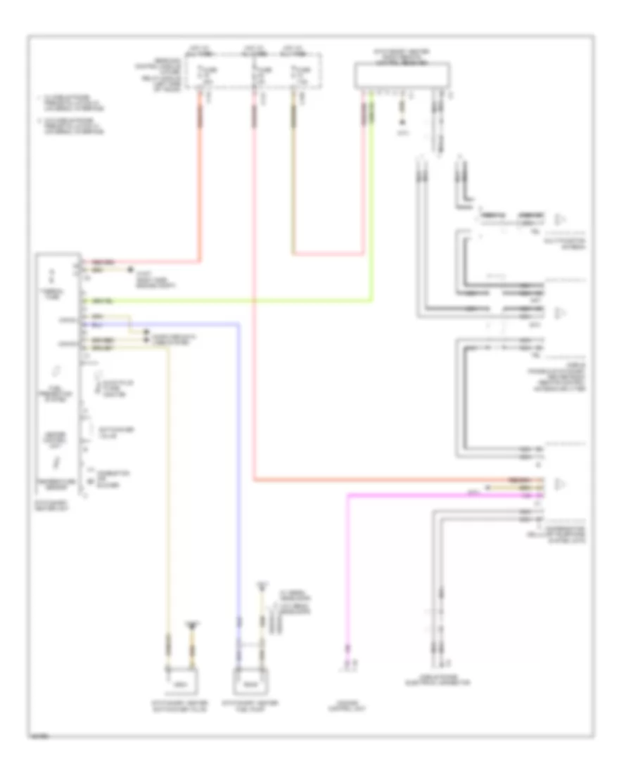 Stationary Heater Wiring Diagram, Coupe for Mercedes-Benz E550 2010