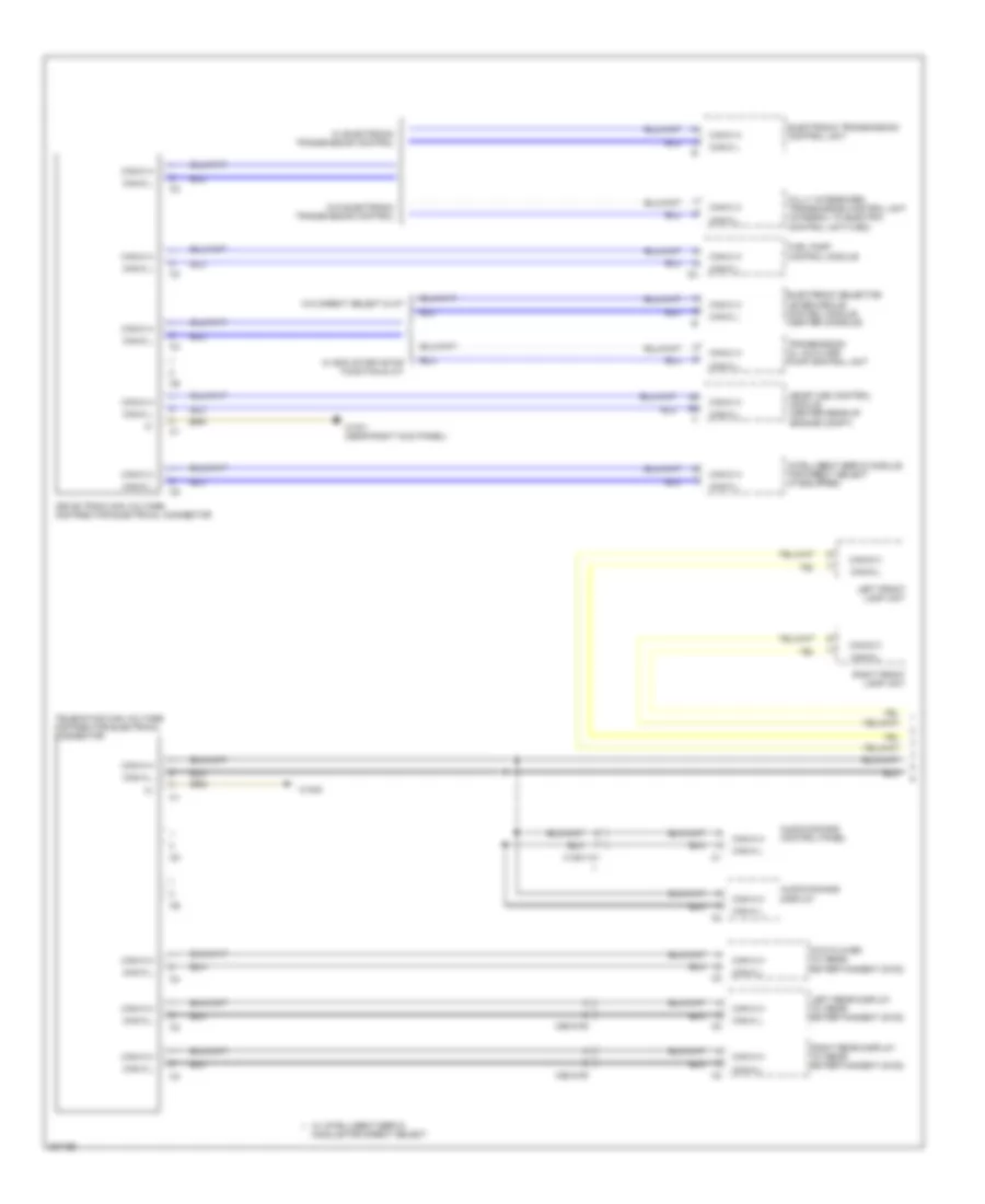 HighLow Bus Wiring Diagram (1 of 4) for Mercedes-Benz E550 2010