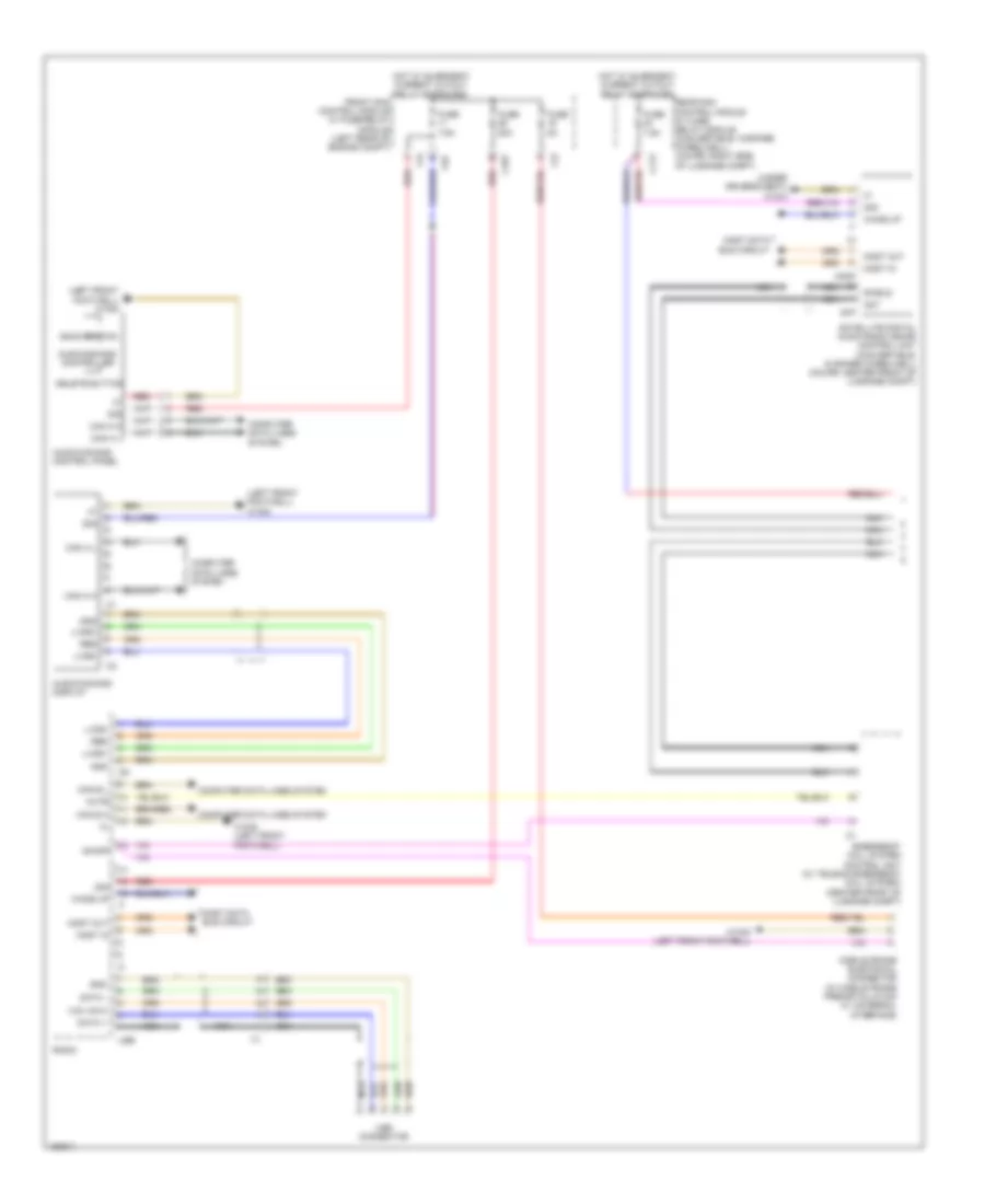 Radio Wiring Diagram, Convertible (1 of 3) for Mercedes-Benz E550 2014
