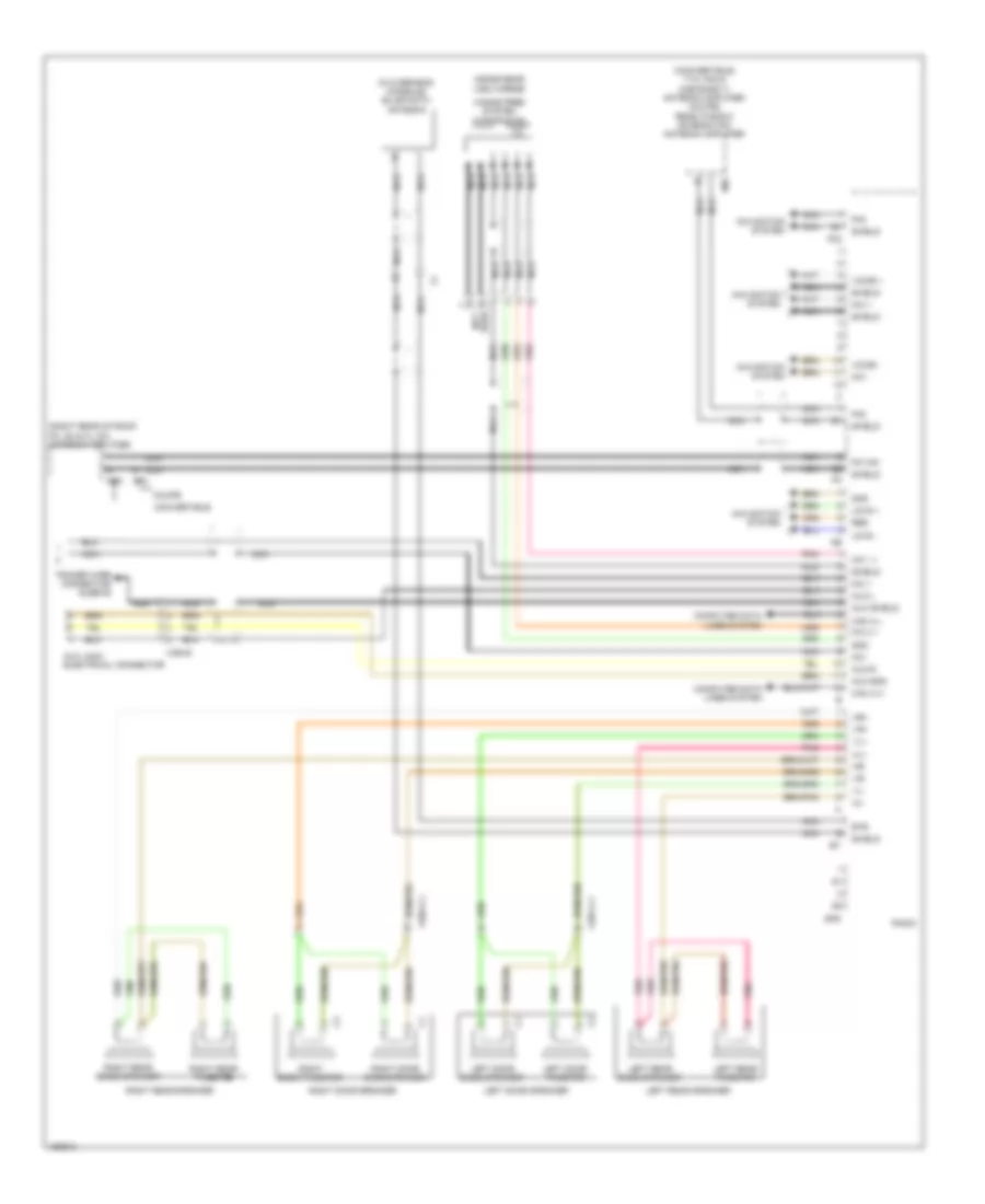 Radio Wiring Diagram, Convertible (3 of 3) for Mercedes-Benz E550 2014