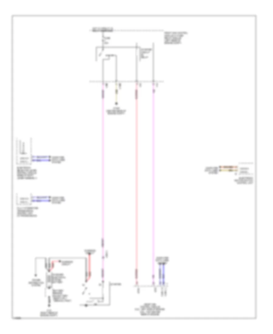 Starting Wiring Diagram, Convertible for Mercedes-Benz E550 2014